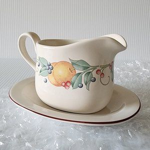 EUC Corelle "Abundance" Pattern Gravy Boat